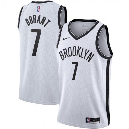 Herren NBA Brooklyn Nets Trikot Kevin Durant 7 Nike 2020-2021 Association Edition Swingman